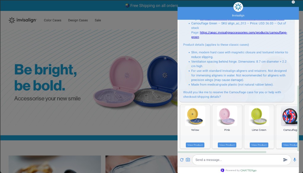 CHATTERgo on Invisalign